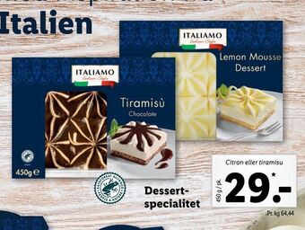 Lidl Dessert specialitet tilbud