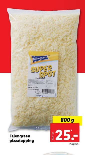 Lidl Falengreen pizzatopping tilbud