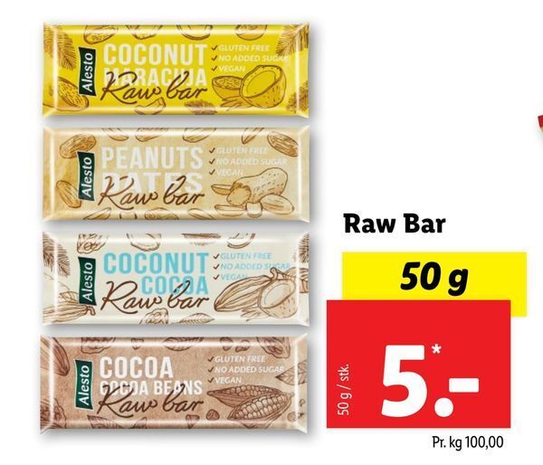 Raw Bar tilbud hos Lidl