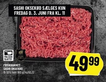 Løvbjerg Friskhakket sashi oksekød tilbud