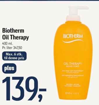 Føtex Biotherm bodylotion tilbud