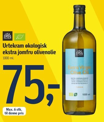 Føtex Urtekram olivenolie tilbud