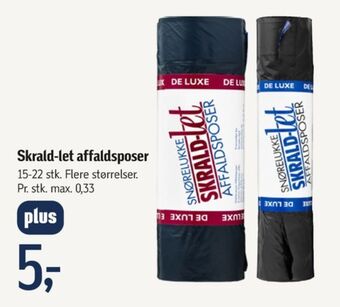 Føtex Skrald-let affaldsposer tilbud