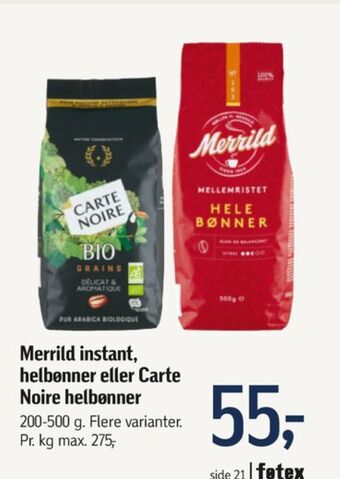 Føtex Gold instant kaffe tilbud