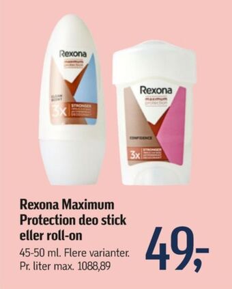 Føtex Rexona deo roll-on tilbud