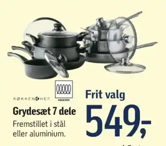 Køkkenpartner grydesæt