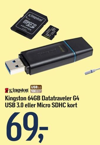 Føtex Kingston usb memory stick tilbud