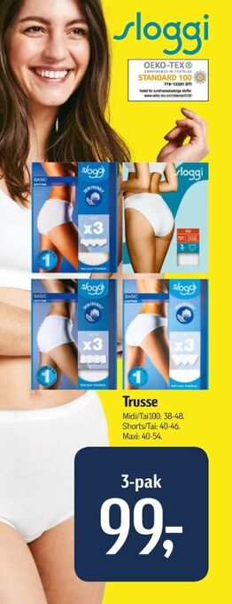 Føtex Sloggi trusser tilbud