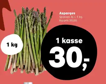 Kvickly Ukendt asparges tilbud
