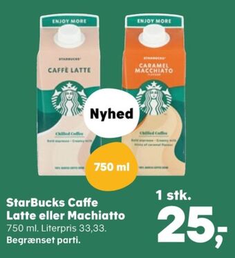 Kvickly Starbucks iskaffe tilbud