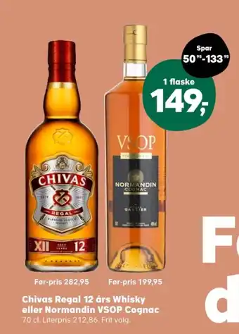 Kvickly Chivas regal whisky tilbud