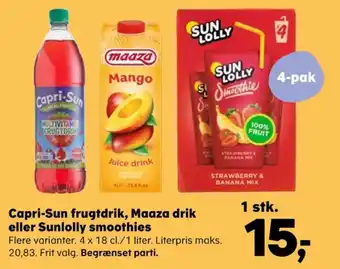 Kvickly Sun lolly smoothie tilbud