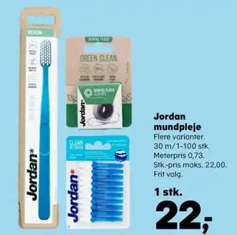 Kvickly Jordan tandstikker tilbud