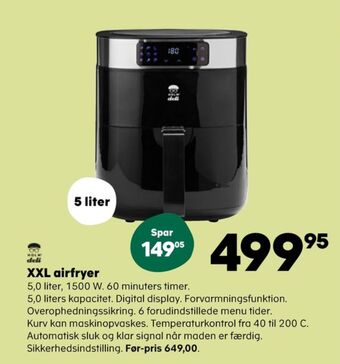Holm airfryer