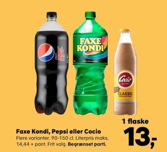 Kvickly Pepsi max cola tilbud