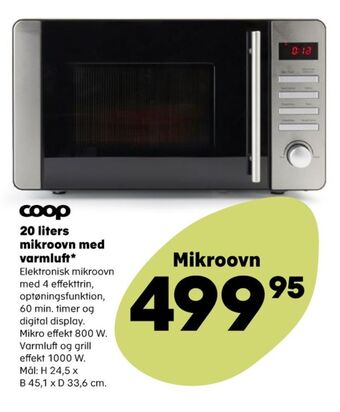Kvickly Coop mikroovn tilbud