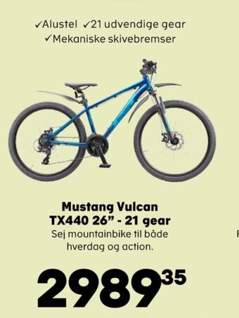 Kvickly Mustang cykel tilbud