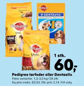 SuperBrugsen Pedigree hundefoder tilbud