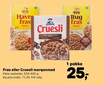 Quaker cruesli