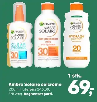 Ambre solaire solbeskyttelse