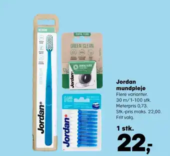 SuperBrugsen Jordan tandstikker tilbud