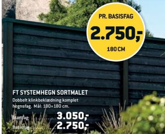 XL-BYG Ft systemhegn havehegn tilbud