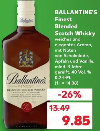 Kaufland Finest Blended Scotch Whisky tilbud