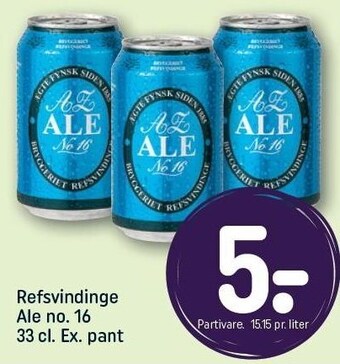 REMA 1000 Refsvindinge Ale no. 16 tilbud