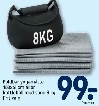 REMA 1000 Foldbar yogamåtte tilbud