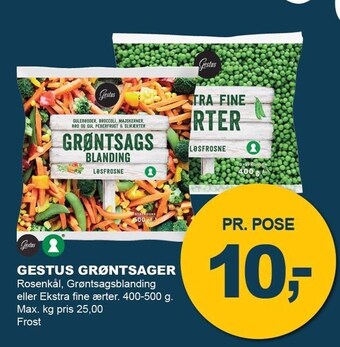 Let-Køb Gestus grøntsager tilbud
