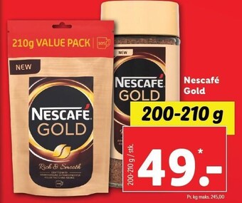 Lidl Nescafé Gold tilbud