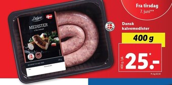 Lidl Dansk kalvemedister tilbud