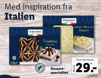 Lidl Dessertspecialitet tilbud