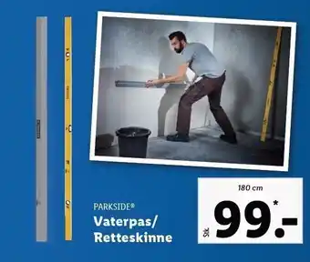 Lidl Vaterpas/Retteskinne tilbud