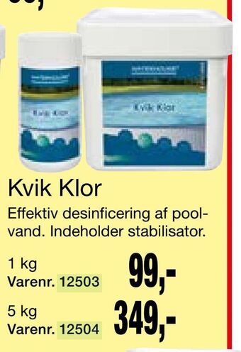 Harald Nyborg Kvik Klor tilbud