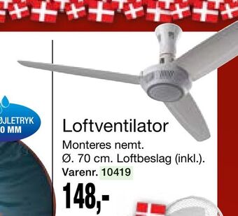 Harald Nyborg Loftventilator tilbud