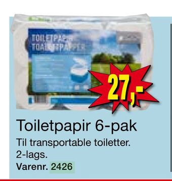 Harald Nyborg Toiletpapir 6-pak tilbud