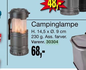 Harald Nyborg Campinglampe tilbud
