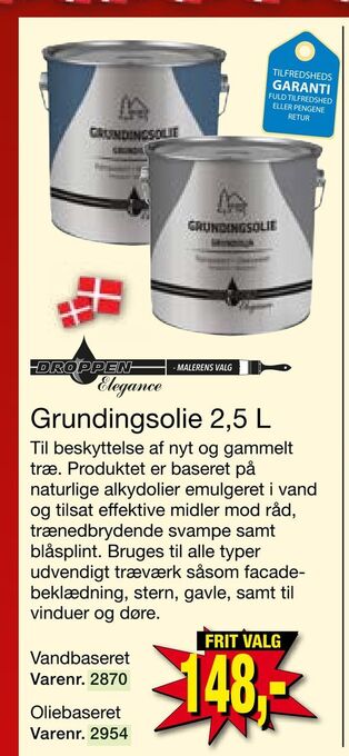 Harald Nyborg Grundingsolie 2,5 L tilbud