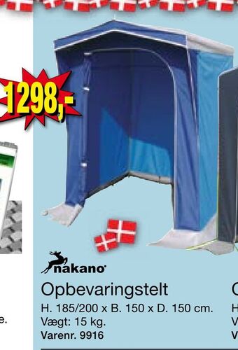 Harald Nyborg Opbevaringstelt tilbud