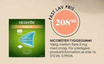 Matas Nicorette® tyggegummi tilbud