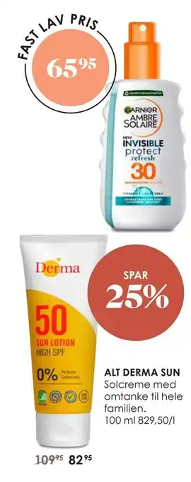 Matas Alt derma sun tilbud