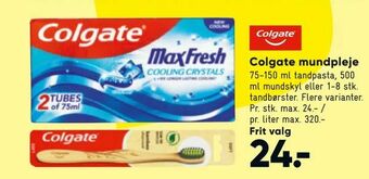 Bilka Colgate mundpleje tilbud