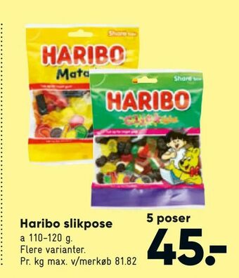 Haribo slikpose