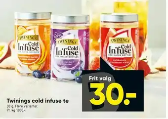 Bilka Twinings cold infuse te tilbud