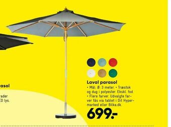 Bilka Laval parasol tilbud