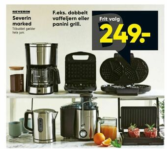Bilka Dobbelt vaffeljern eller panini grill tilbud