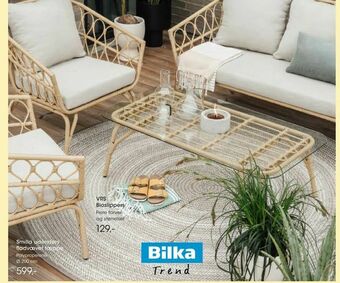 Bilka Smilla udendørs fladvævet tæppe tilbud