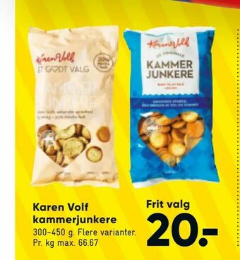 Bilka Karen Volf kammerjunkere tilbud