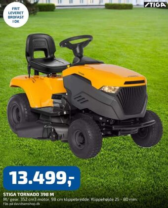 Davidsen Stiga havetraktor tilbud